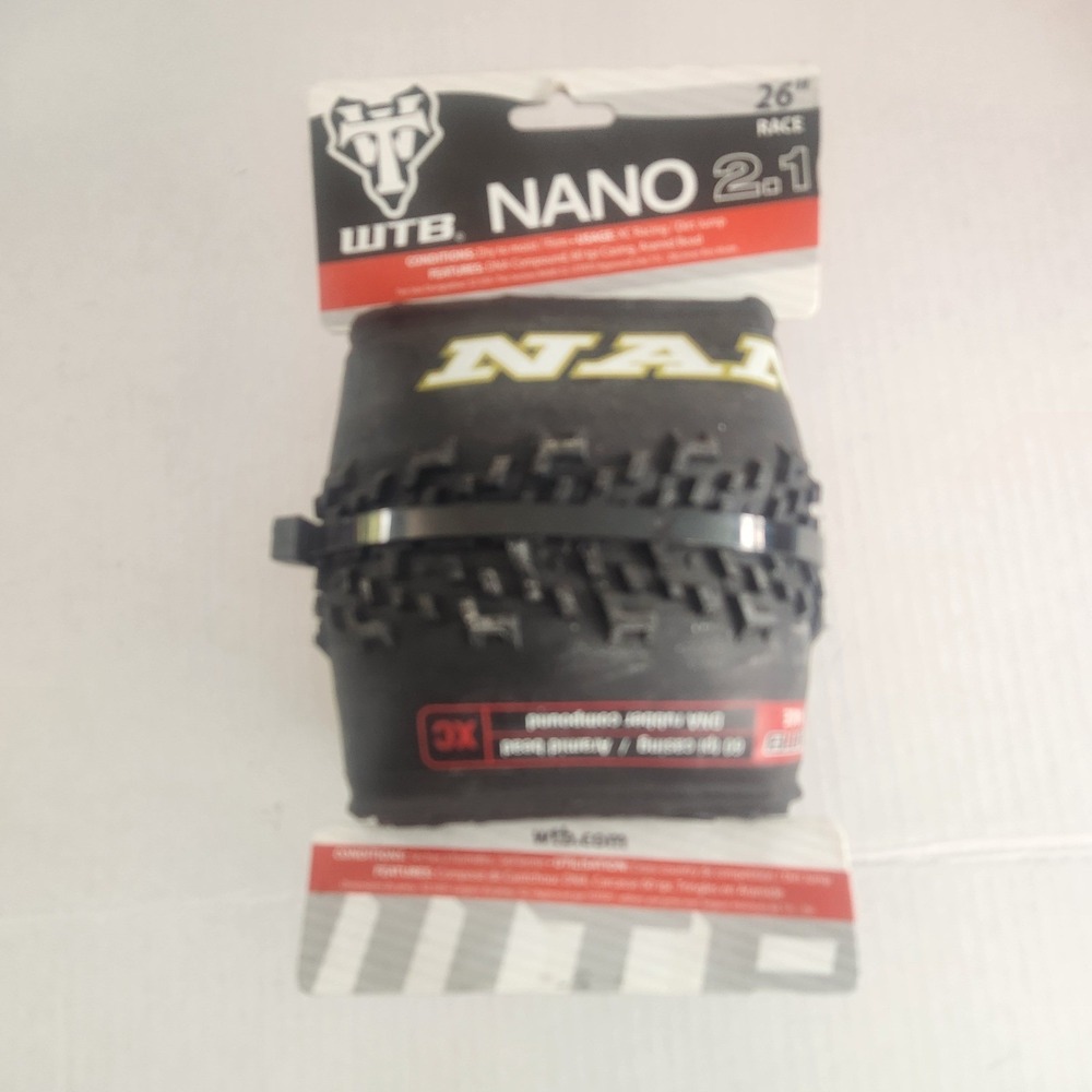 WTB Nano 2.1 Race Tire 26 Inch 60 TPI Aramid Bead DNA Compound W010-0373 NEW